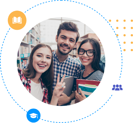 Get support from Educatly admission team 